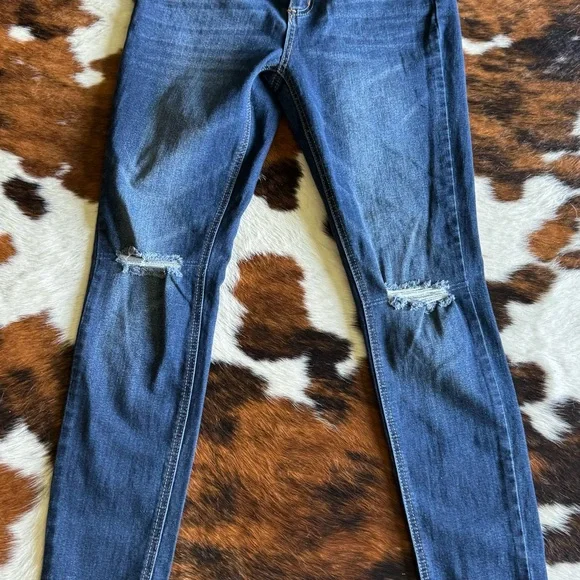 Indigo Rein Skinny Jeans Women’s Size 9 Stretch Denim - Picture 5 of 9